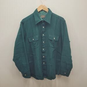 VTG 80s Sears Sportswear Shirt Large Oversized Baggy Acrylic Yoke